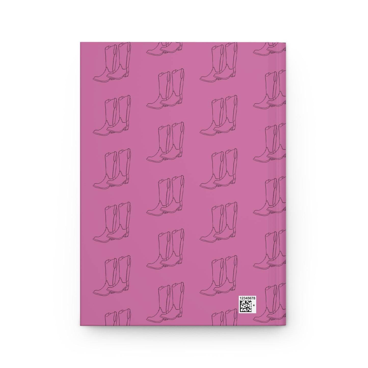 Pink and Black Boots Hardcover Journal