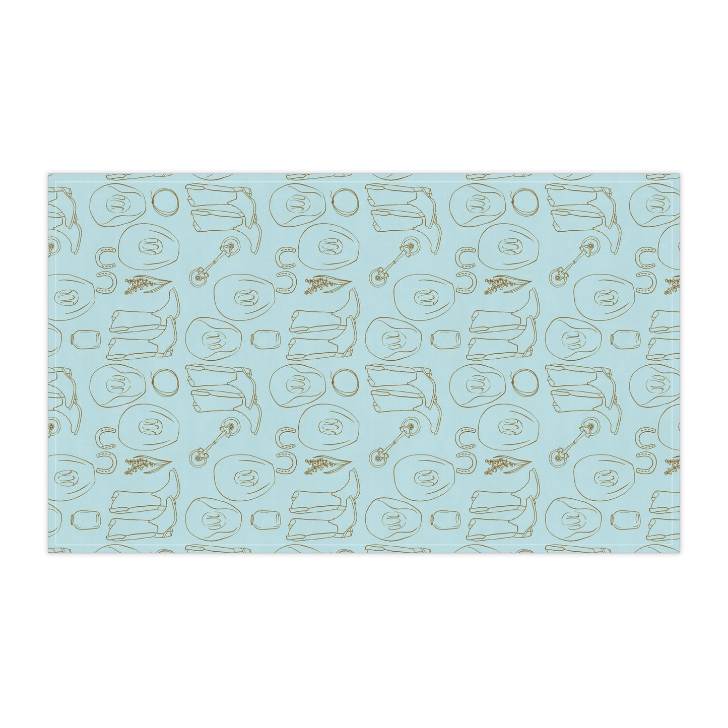 Country Western Robin’s Egg Kitchen Towel