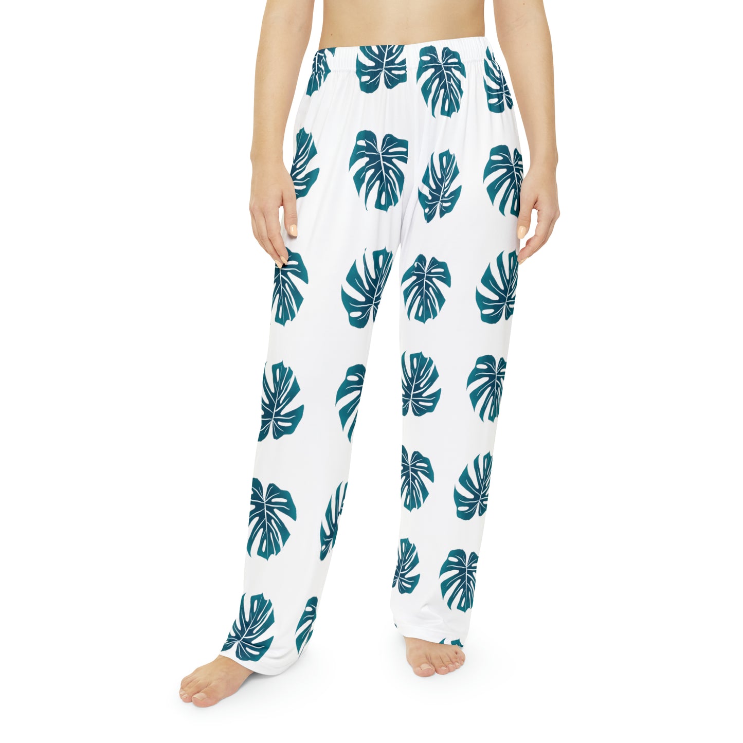 Monstera Women's Pajama Pants (AOP)