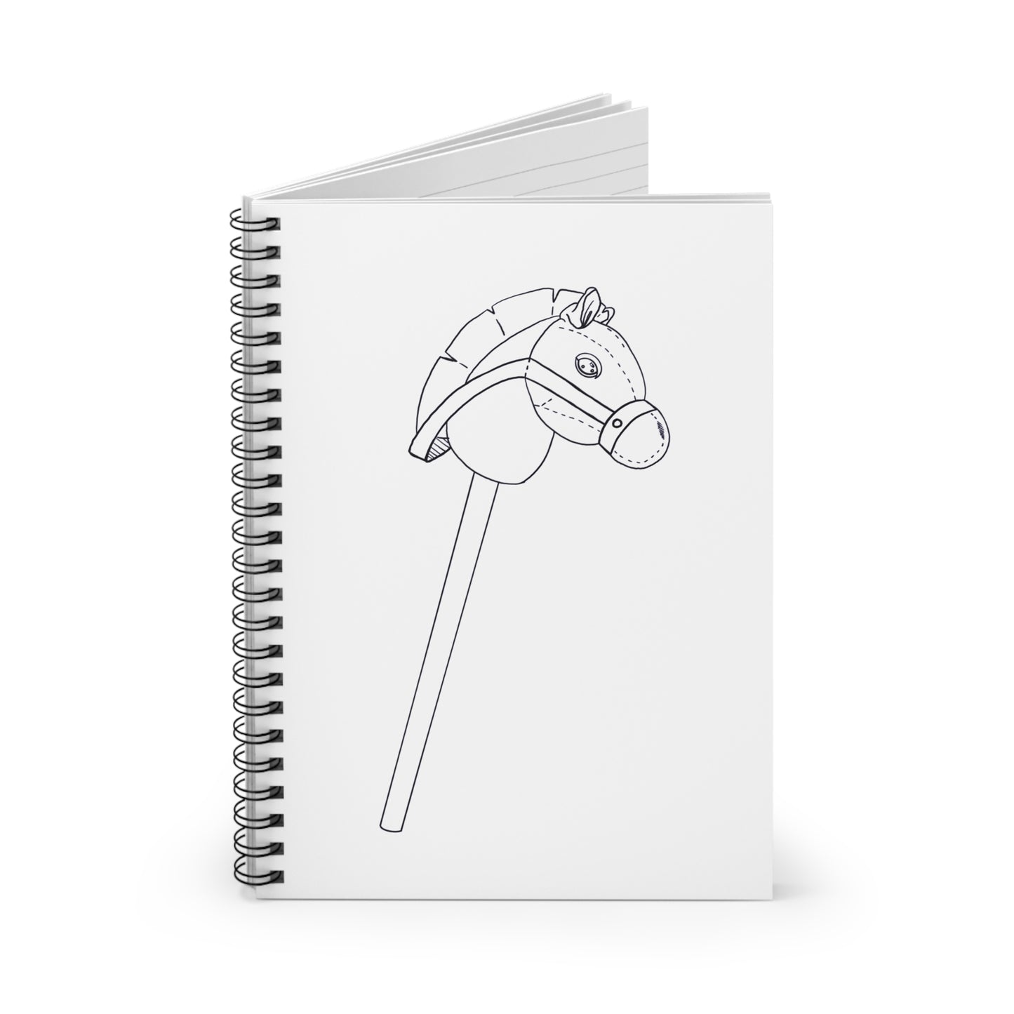 Stick Horse Spiral Notebook - Ruled Line