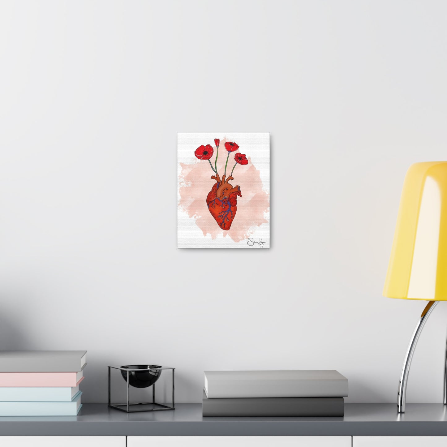 A Heart in Bloom Canvas