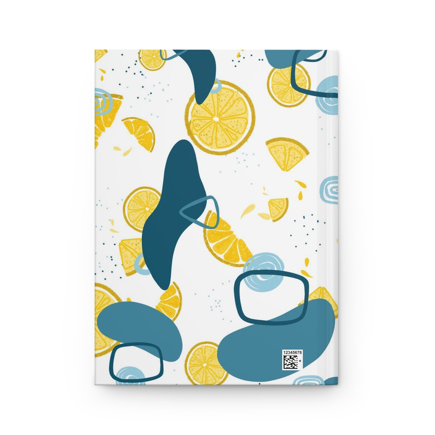 Lemon Teal Hardcover Journal