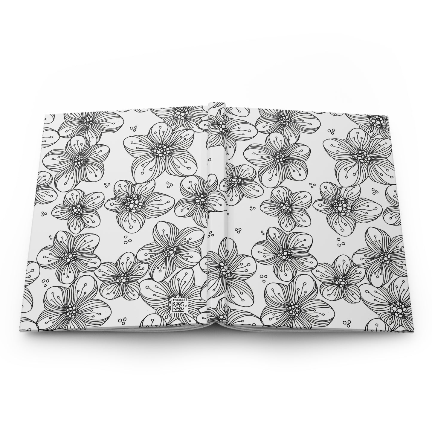 Zen Flower Hardcover Journal