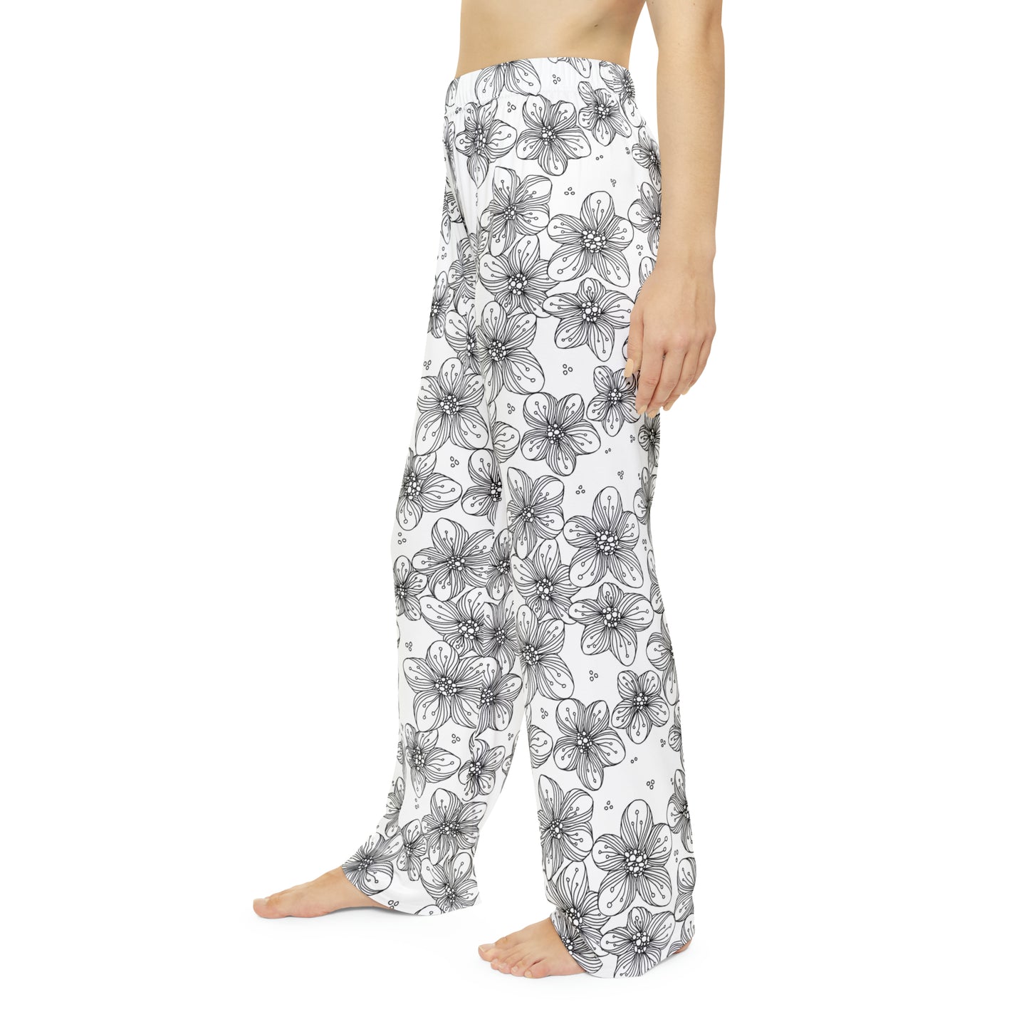 Zen Flower Women's Pajama Pants (AOP)