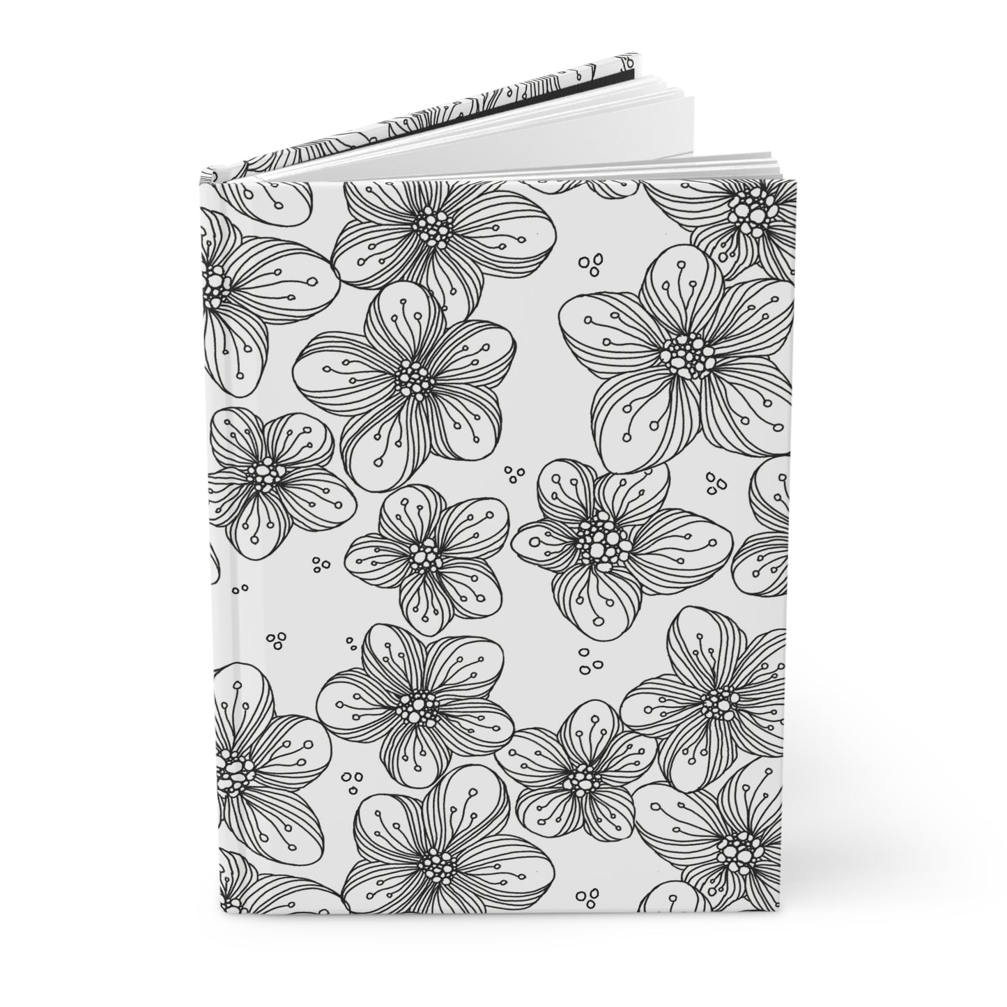 Zen Flower Hardcover Journal