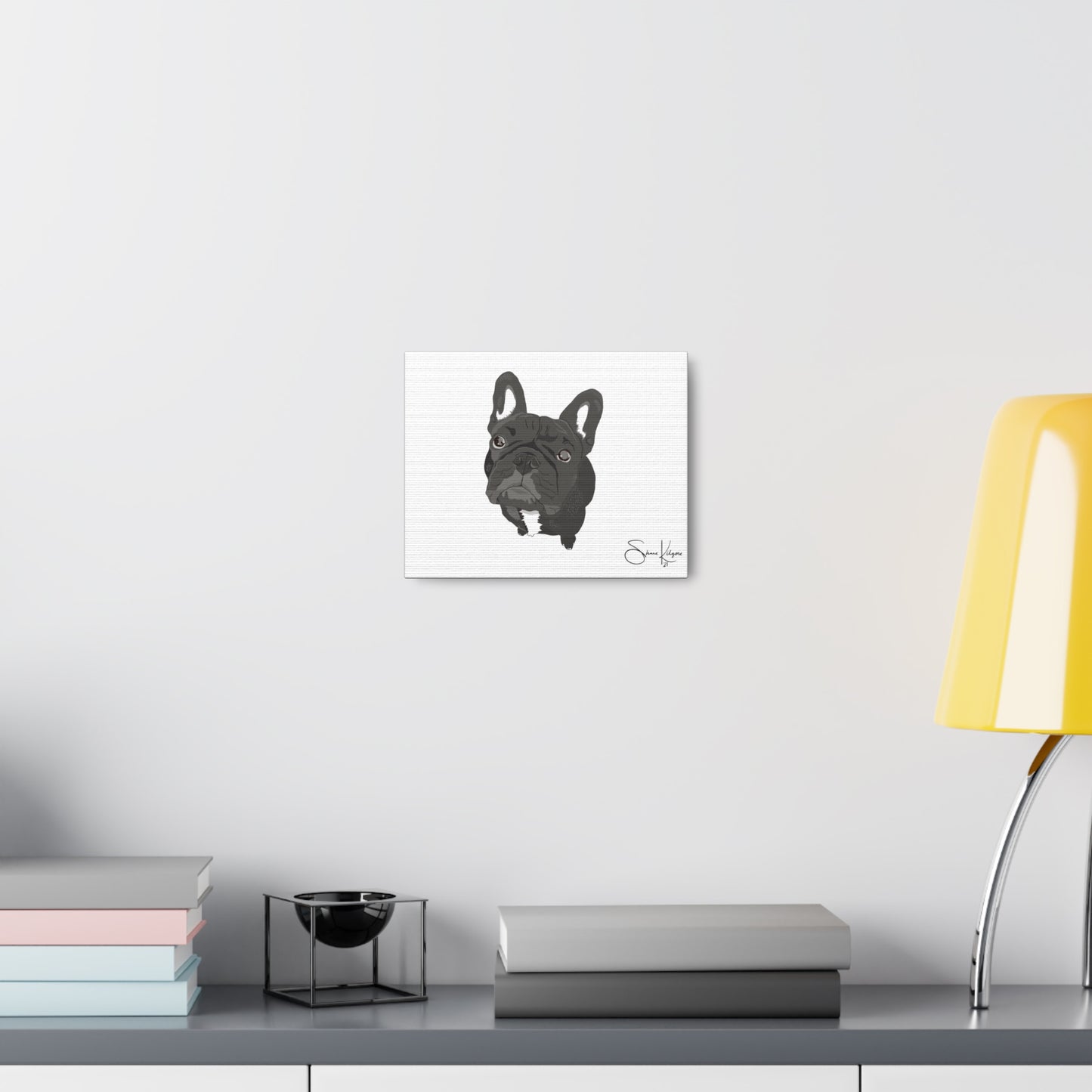 French Bulldog on Canvas