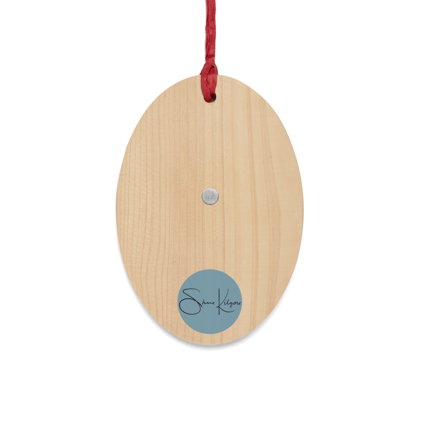 Smile for Cookies on Wooden Ornament