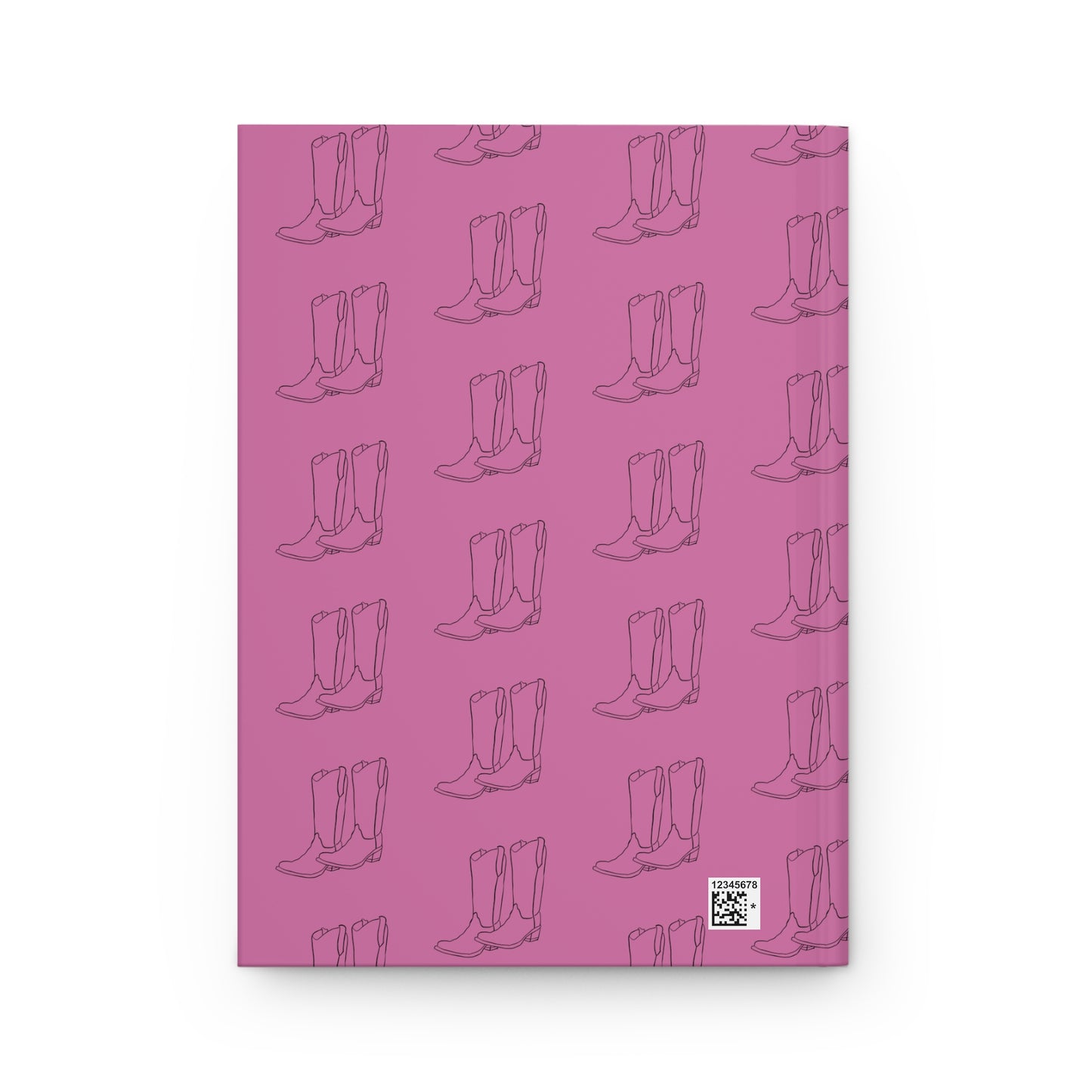 Pink and Black Boots Hardcover Journal