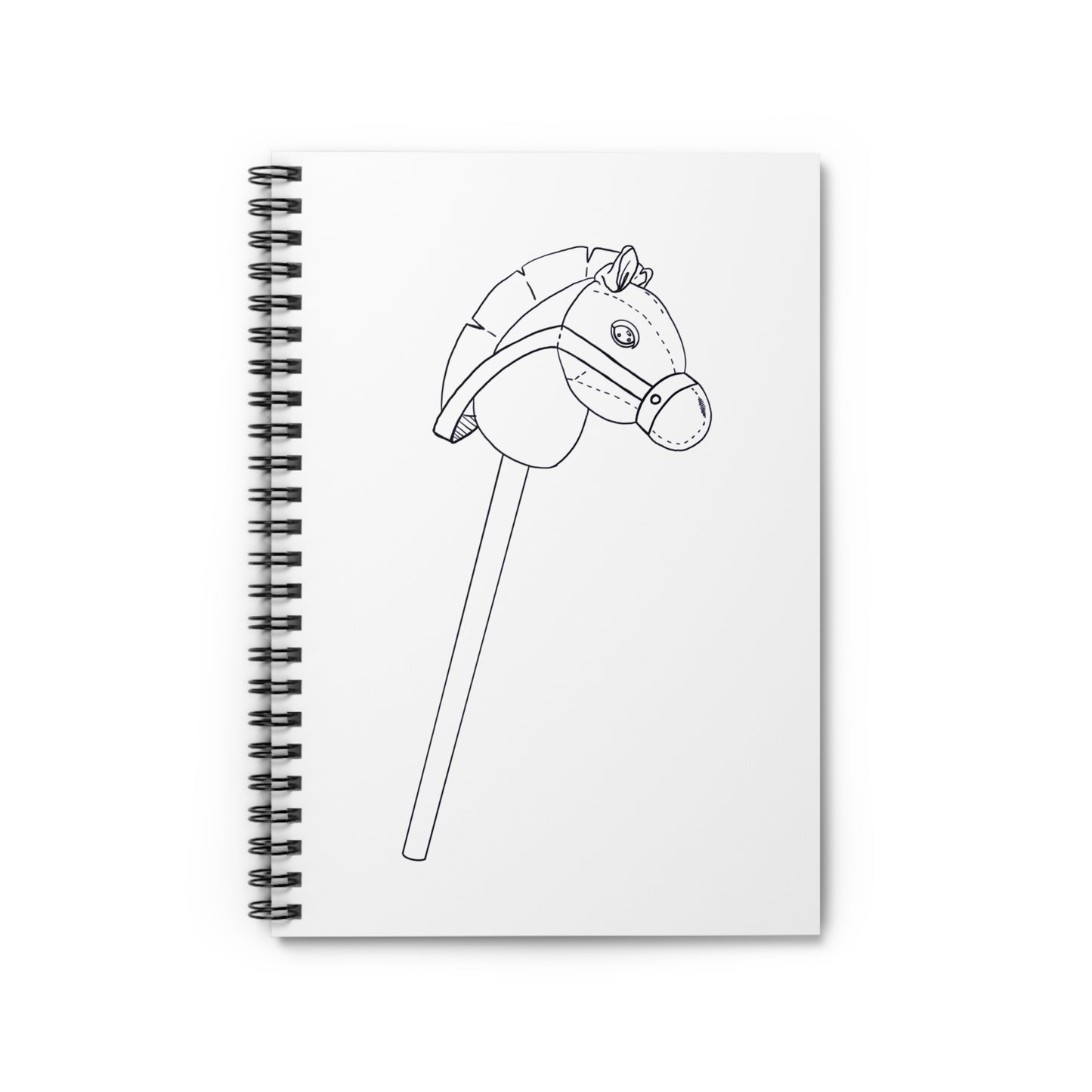 Stick Horse Spiral Notebook - Ruled Line