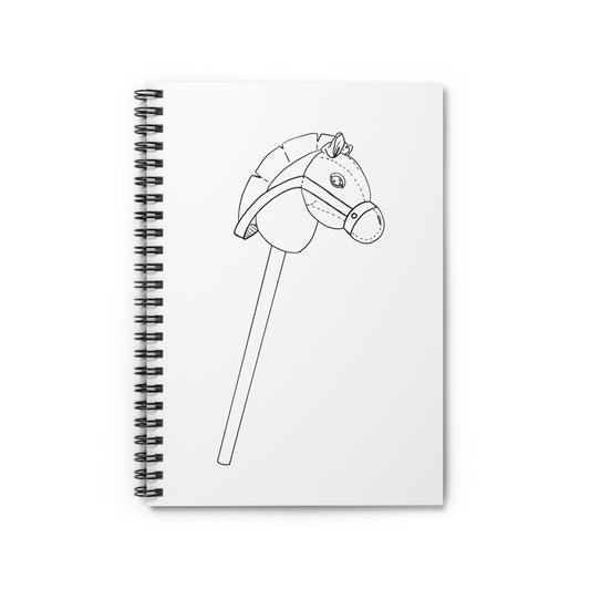 Stick Horse Spiral Notebook - Ruled Line