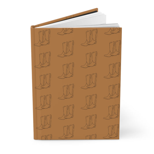 Brown Boots Hardcover Journal