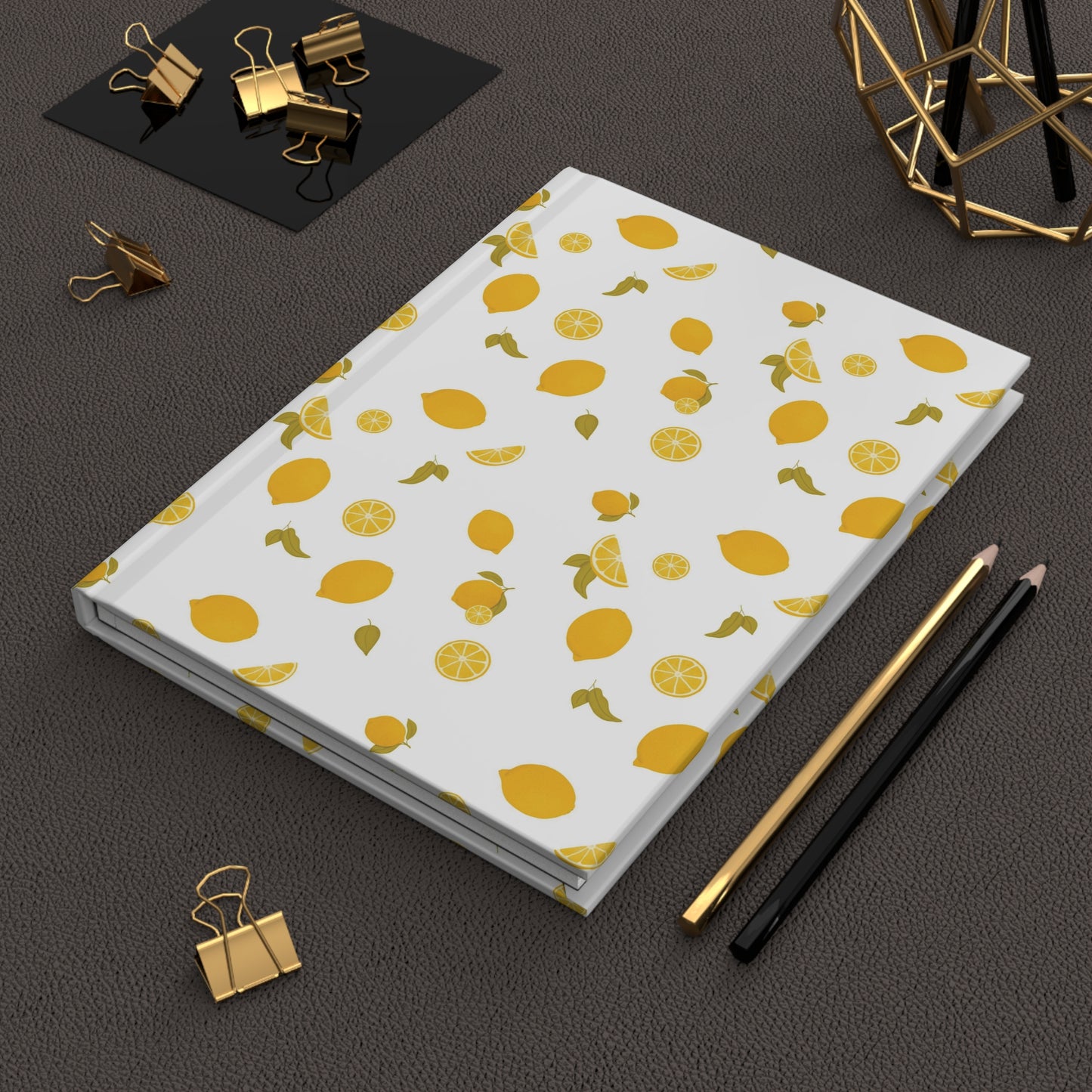 Lemon Hardcover Journal