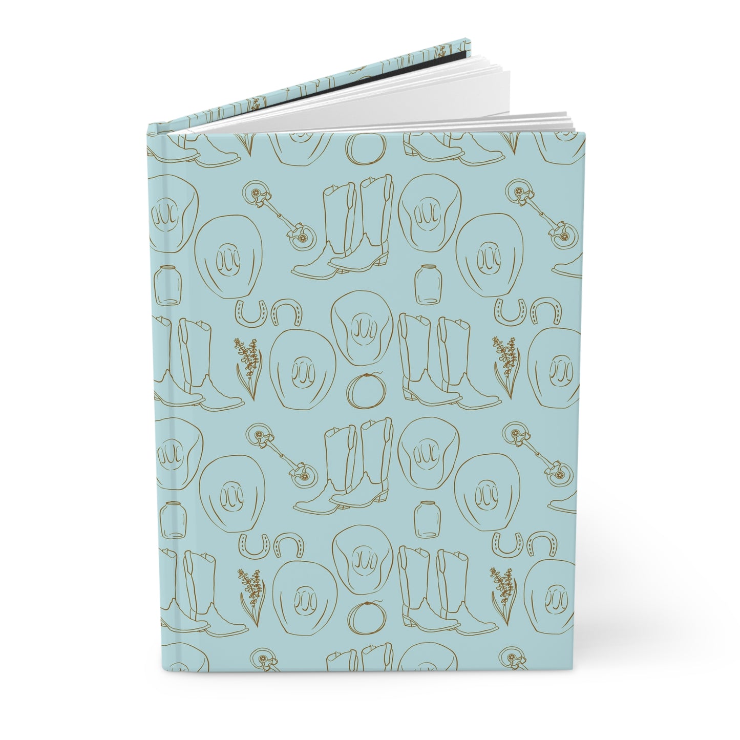 Country Western Robin’s Egg Hardcover Journal