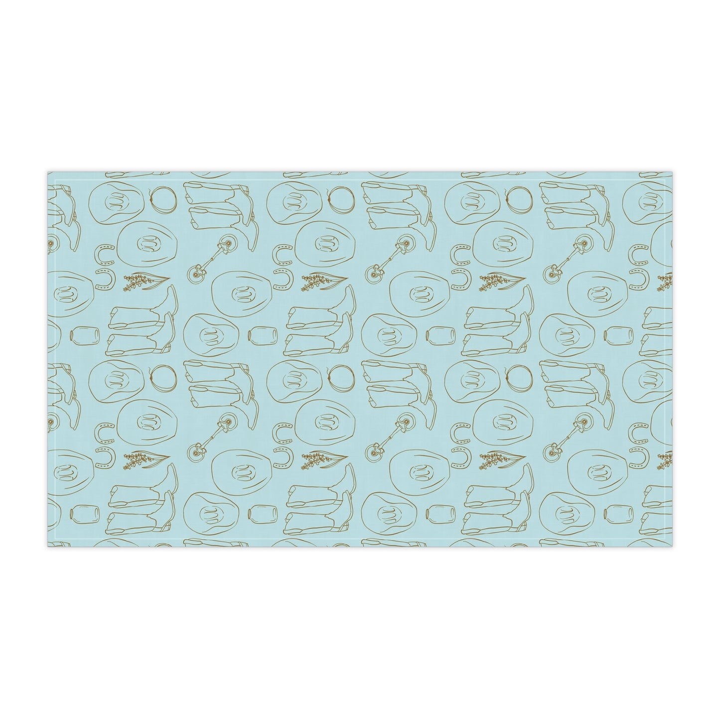 Country Western Robin’s Egg Kitchen Towel