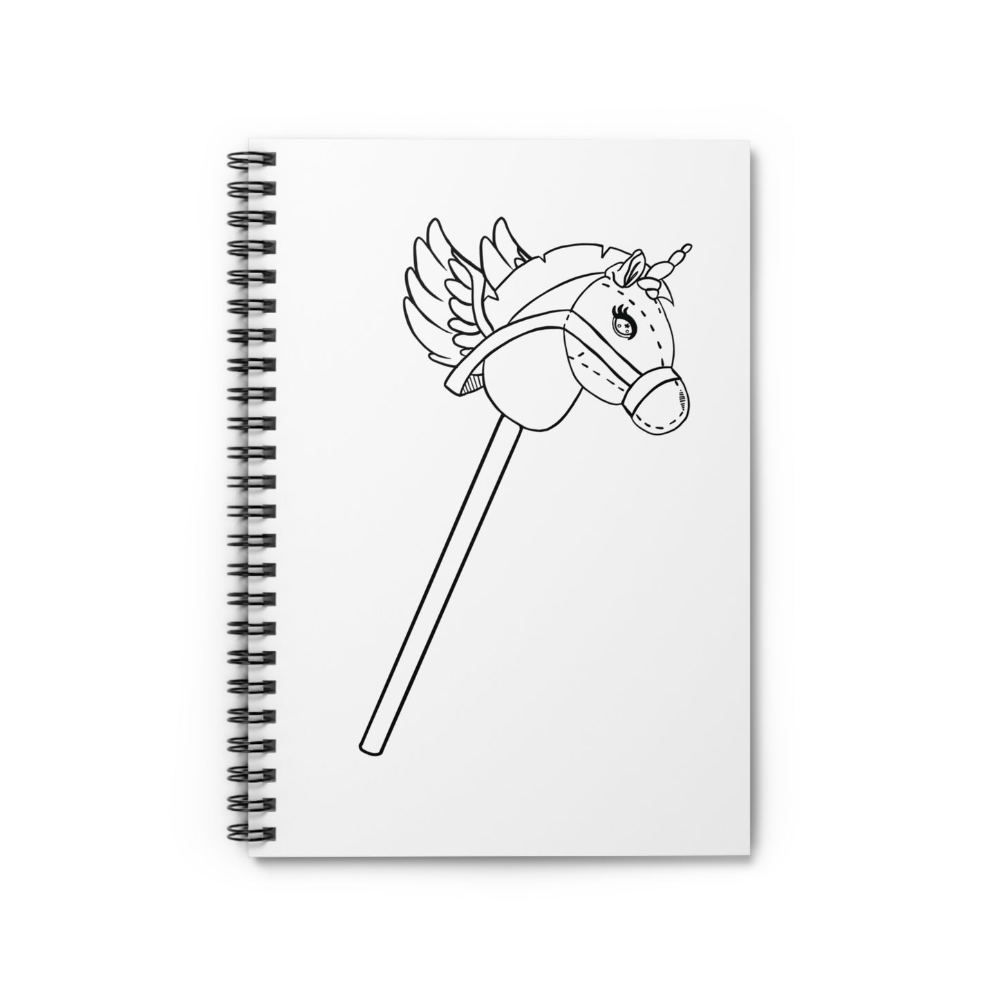 Stick Pegasus Spiral Notebook - Ruled Line