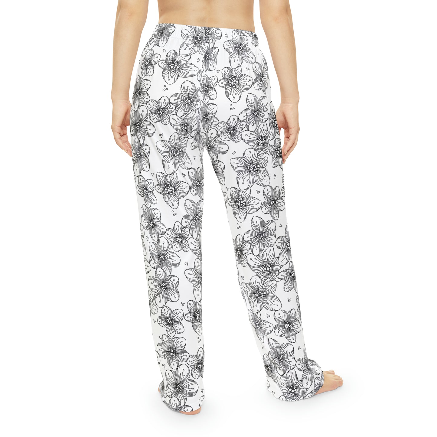 Zen Flower Women's Pajama Pants (AOP)