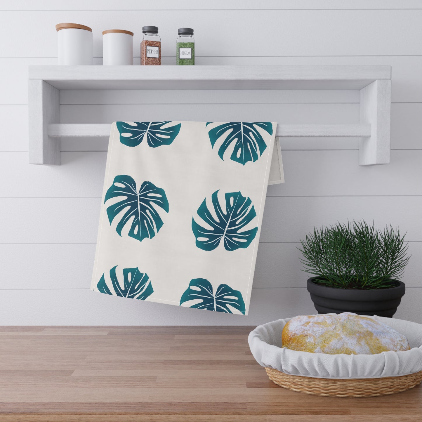 Monstera Kitchen Towel