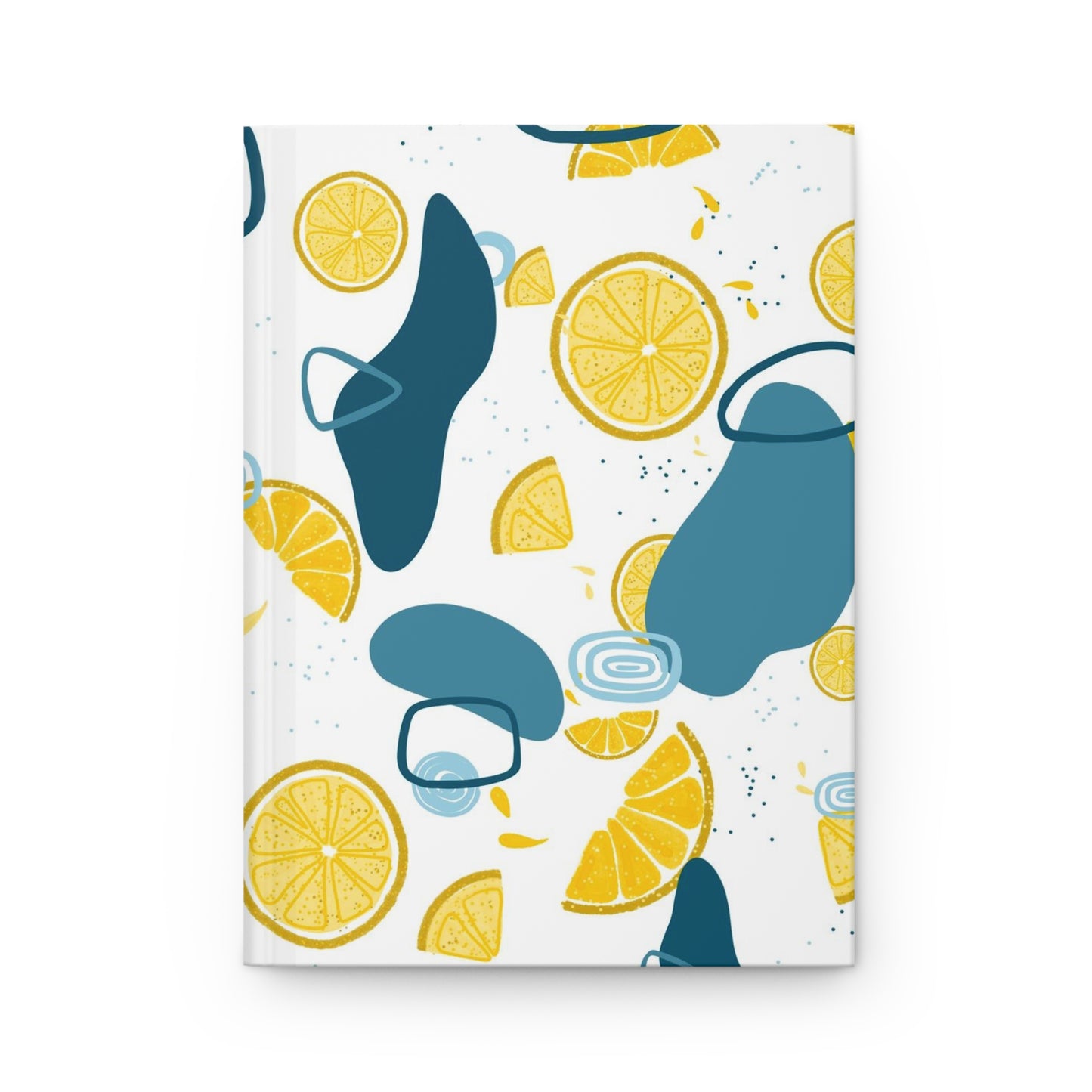 Lemon Teal Hardcover Journal