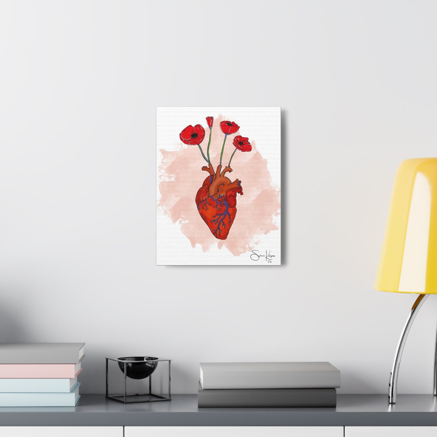 A Heart in Bloom Canvas