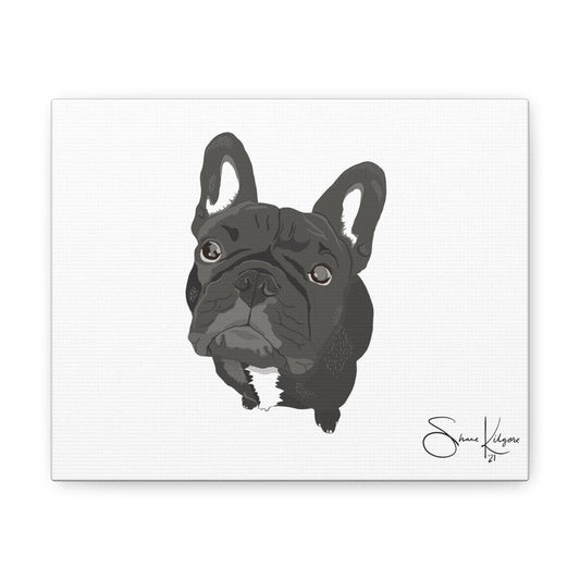 French Bulldog on Canvas