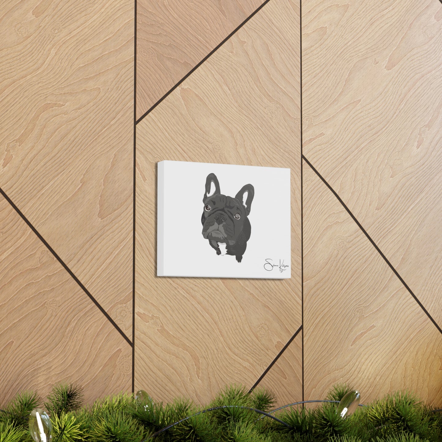 French Bulldog on Canvas