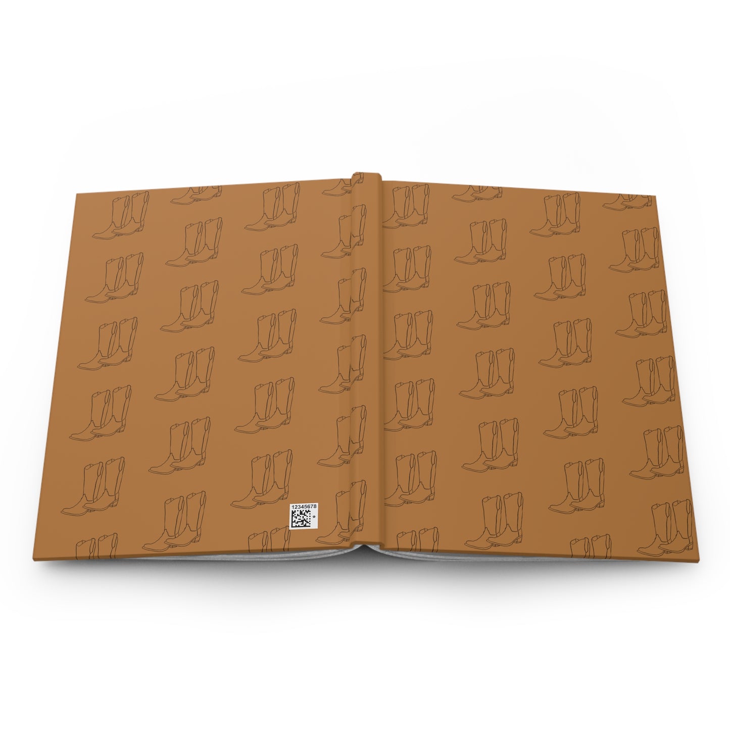 Brown Boots Hardcover Journal