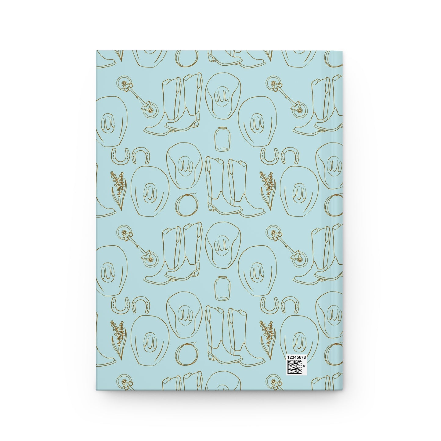 Country Western Robin’s Egg Hardcover Journal