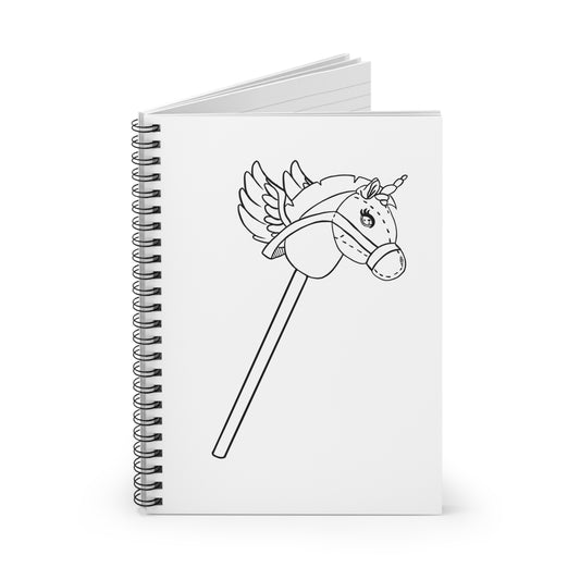 Stick Pegasus Spiral Notebook - Ruled Line