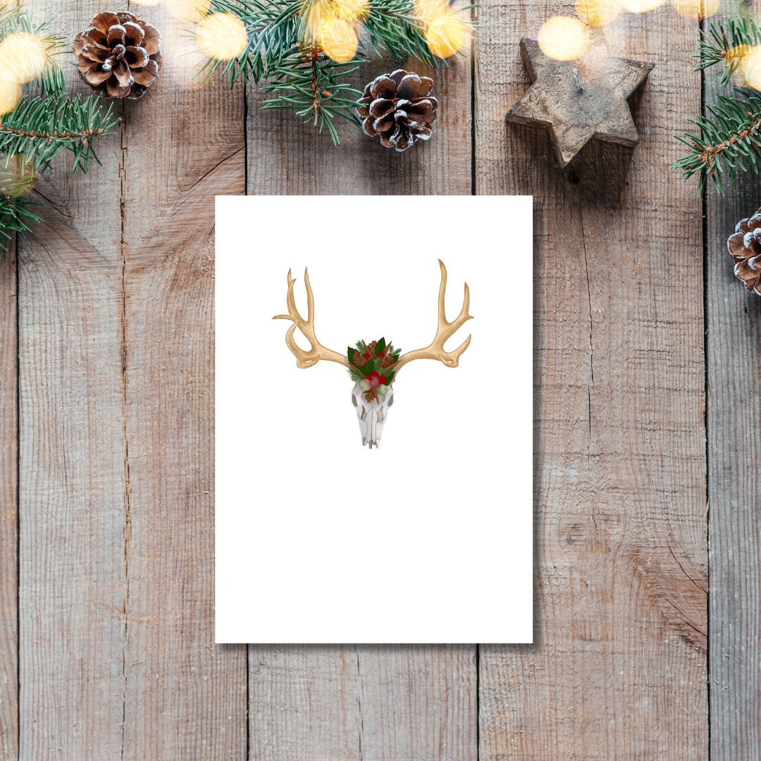 Printable Equestrian Christmas Card Bundle