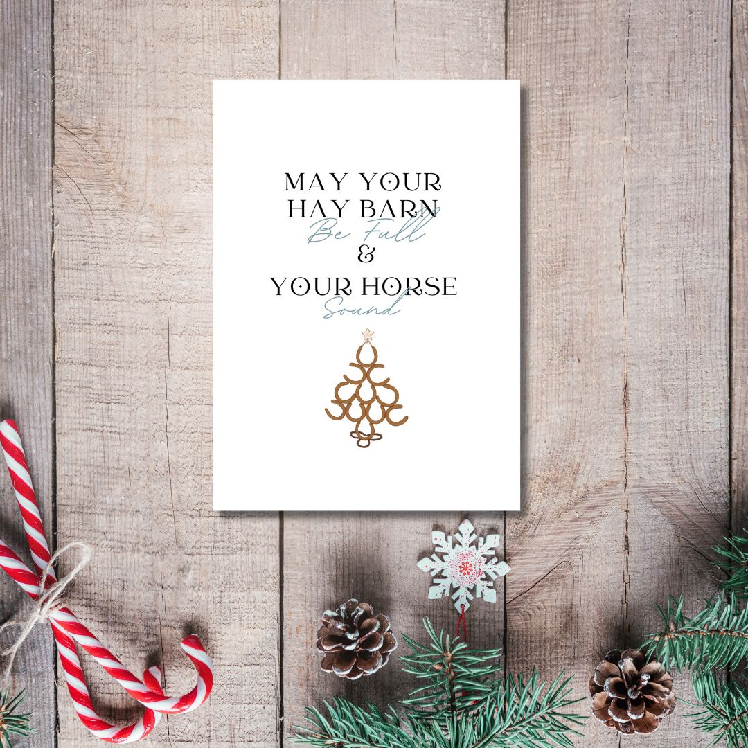 Printable Equestrian Christmas Card Bundle